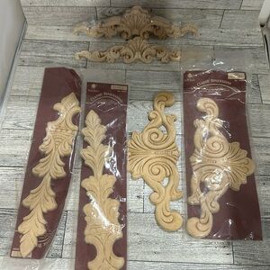 Classic dimensions solid wood paisley decor DIY lot